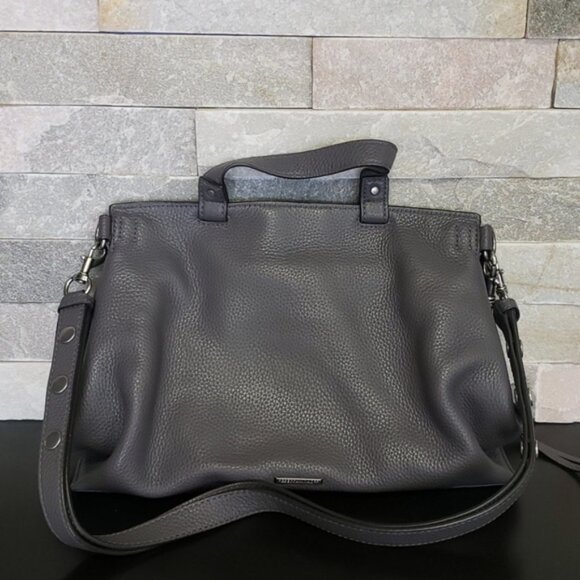 Rebecca Minkoff Medium Keith Suede & Leather Satchel - Picture 9 of 9